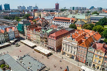 Drone X Vision - Zdjęcia dronem Poznań - Stare Miasto i Kamienice