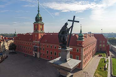 Drone X Vision - Zdjęcia z drona Warszawa - Stare Miasto i Kolumna Zygmunta