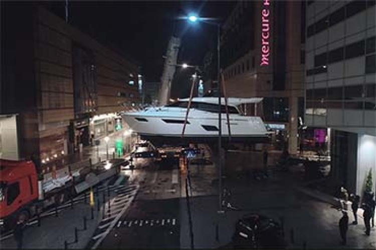 Film promocyjny wydarzenia Yachting Night Złota 44 w Warszawie - Zdjęcia i fotografie z drona