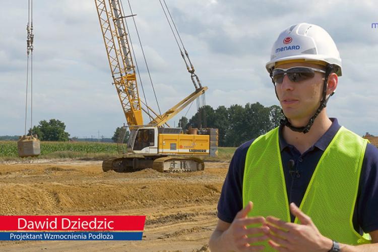 Relacja z budowy obwodnicy Olesna - Drone X Vision dla Menard Polska