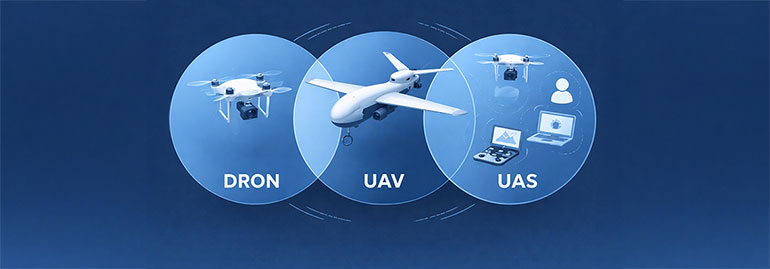 Drony, UAV i UAS - różnice w nazewnictwie i zastosowaniu - BLOG