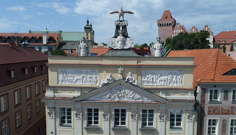 Ujęcia z drona na sprzedaż - Miasto Poznań i Stary Rynek