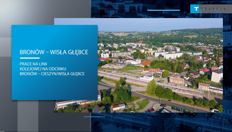 Modernizacja linii kolejowej Wisła Głębce.