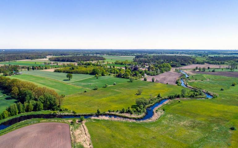 Natura - Rzeczka w województwie Łódzkim - drone x vision