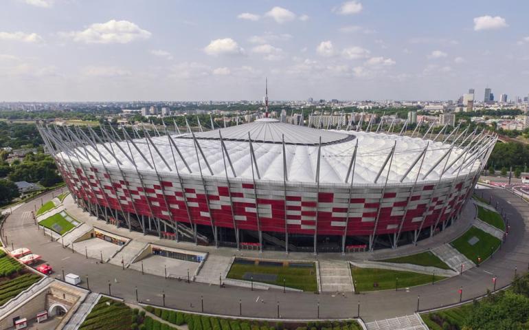 Zdjęcie z drona - Drone X Vision - Stadion PGE Narodowy w Warszawie