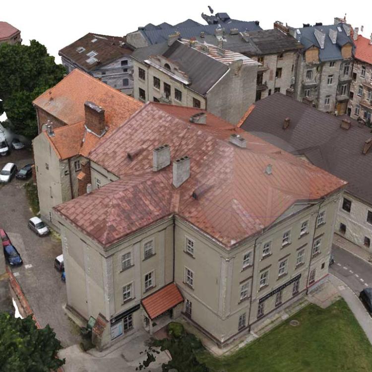 Budynek 3d z drona - Tworzenie modeli 3d ze zdjęć - drone x vision