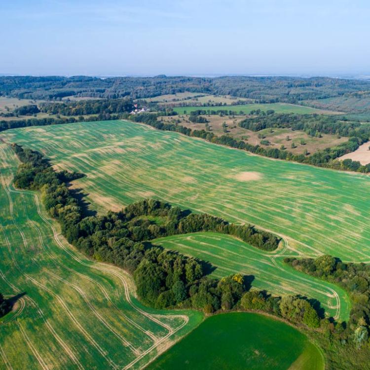 Tereny inwestycyjne w województwie warmińsko-mazurskim z drona - drone x vision