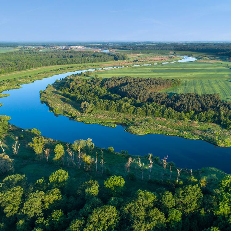 Zdjęcie z drona - Łegi Odrzańskie - drone x vision